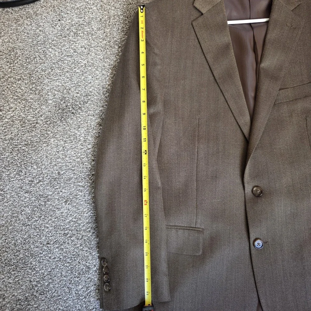 Ralph by Ralph Lauren Men's 42R Wool and Silk Brown Sport Coat Blazer‎ Jacket